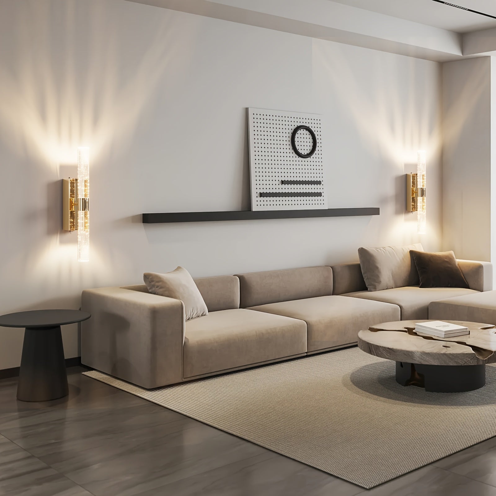 Battery Operated Wall Sconces 10000mAh Rechargeable Battery Powered Wall Lights Indoor Night LED Wall Lamp Glass Bubbles Room Decor Not Hardwired Remote Control Dimmable Wall Lamp Fixtures For Bedroom Living Room Vanity