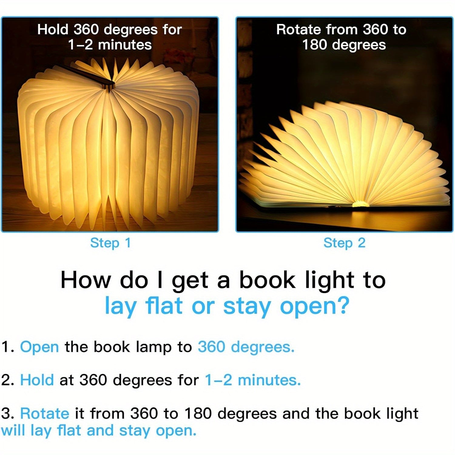 1pc Wooden Book Lamp - USB Rechargeable Folding Night Light with Magnetic Design, Adjustable Striped Desk Lamp for Bedroom & Office Decor - Perfect Creative Gift for Family and Friends, Table Lamp for Bedroom