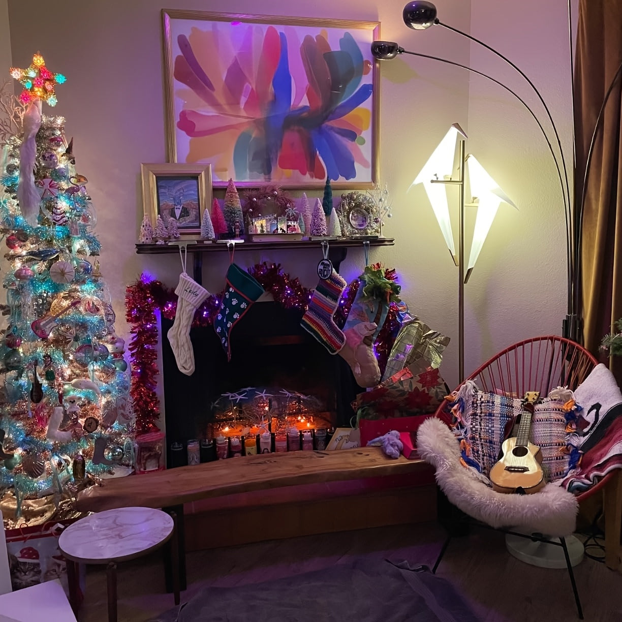 Swingable Bird Floor Lamp 69 Inch Golden Two Swingable Bird Floor Lamps | Creative Home Decor, Modern Silvery Origami Bird Standing Lamp, Reading Lamp for Living Rooms, Bedrooms, Dining Rooms & Offices, Stable Base