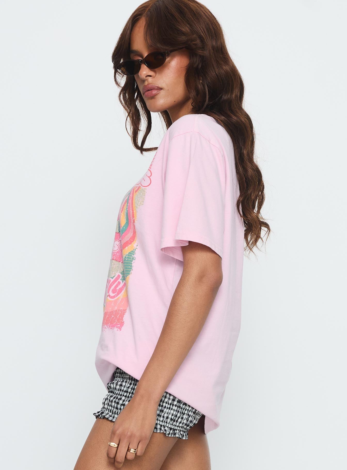 Airheads Oversized Graphic Tee Pink