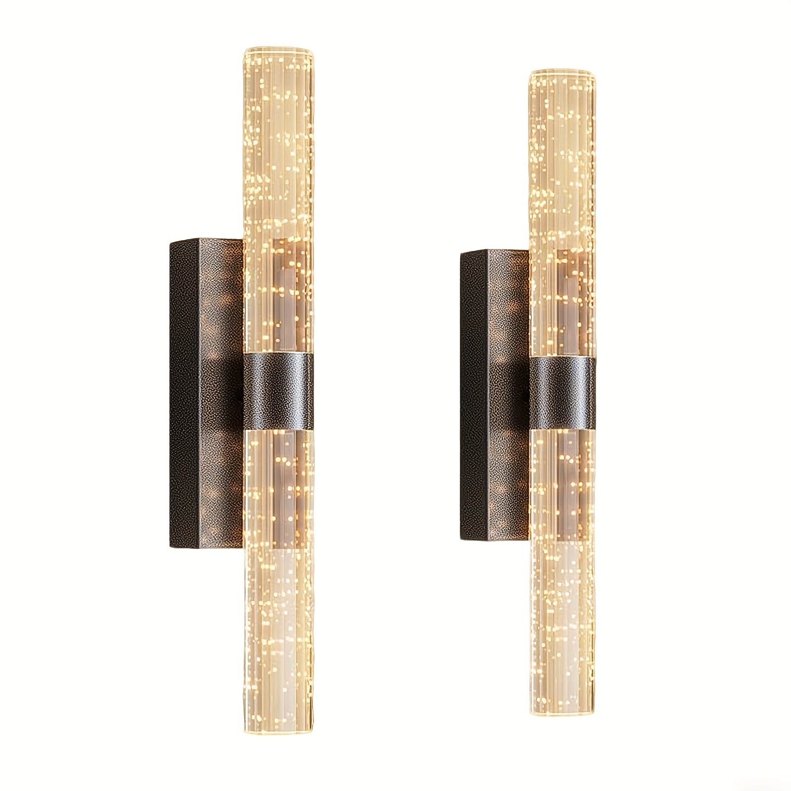 Battery Operated Wall Sconces 10000mAh Rechargeable Battery Powered Wall Lights Indoor Night LED Wall Lamp Glass Bubbles Room Decor Not Hardwired Remote Control Dimmable Wall Lamp Fixtures For Bedroom Living Room Vanity