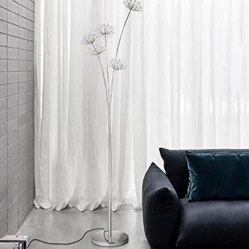 Creative Crystal Standing Lamp with 317 Foot Switch for Living Room Bedroom Office 35x3W LED Bulb (Included) Home Decoration Tools