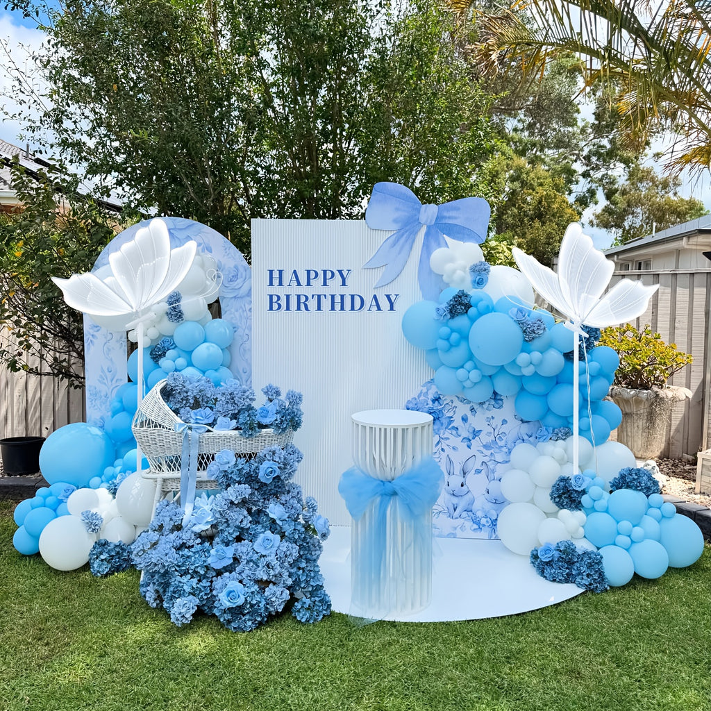 39.3in White Wedding Butterfly LED Floor Lamp Creative Romantic Hanging Wedding Butterfly Christmas Wedding Decoration Props 100cm\u002F39.3in, White