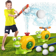 Snail Sprinkler Baseball Toy — 2-in-1 Summer Fun