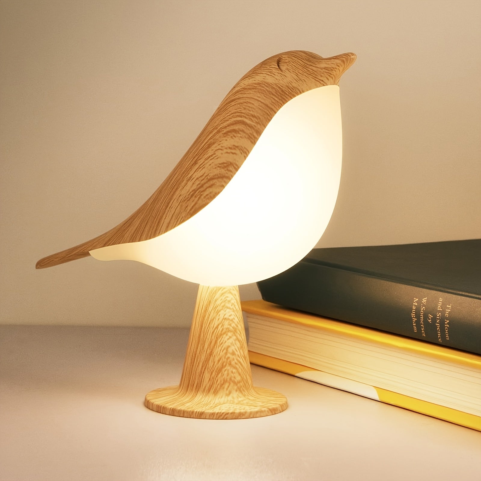 1pc Bird Desk Lamp Night Light, 16 Color Dimmable Cordless Desk Lamp, USB Charging Touch Dimming Magpie Lamp, Bedroom Fragrance With Diffuser Function, Suitable For Valentine'S Day Gifts And Festival Gifts.