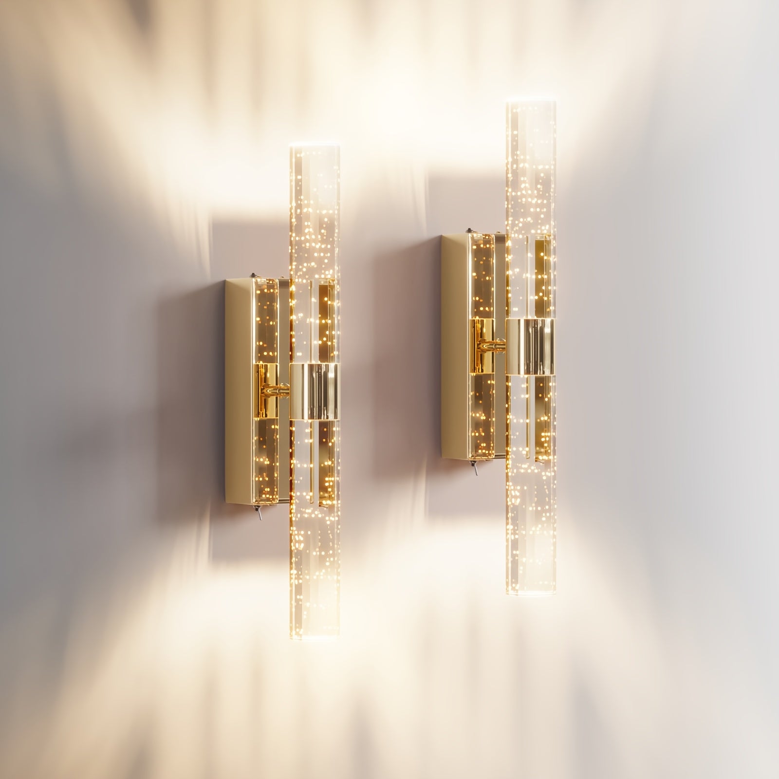 Battery Operated Wall Sconces 10000mAh Rechargeable Battery Powered Wall Lights Indoor Night LED Wall Lamp Glass Bubbles Room Decor Not Hardwired Remote Control Dimmable Wall Lamp Fixtures For Bedroom Living Room Vanity