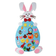 🐰 DIY Felt Easter Bunny Kit – Stick, Decorate & Create Holiday Memories Together