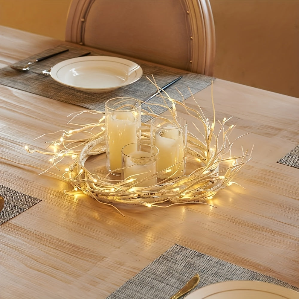 Wall Light Soft Vine Light, 96\u002F144 LED Beads, 8 Modes Branch Light, USB Powered Indoor Decoration Atmosphere Light, Suitable For Bedroom, Room, Party, Holiday, Christmas Birthday Gift Is Very Suitable As A Christmas Gift