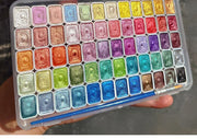 20 Colors of Pure Pearlescent Magic — Shimmer Watercolor Paint Set