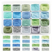 20 Colors of Pure Pearlescent Magic — Shimmer Watercolor Paint Set
