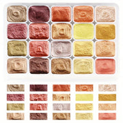 20 Colors of Pure Pearlescent Magic — Shimmer Watercolor Paint Set